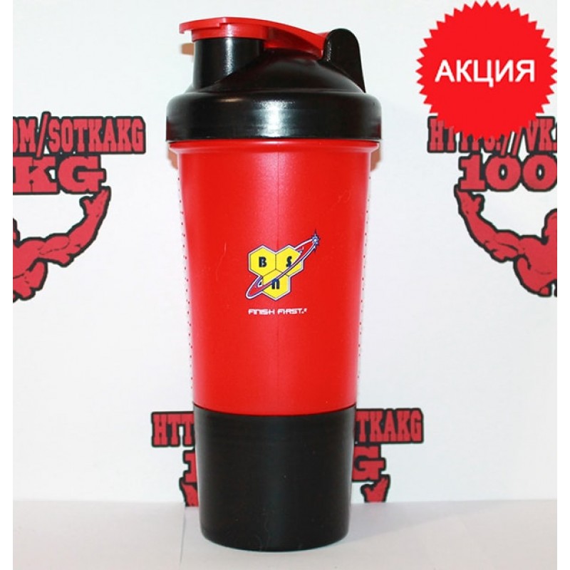 Шейкер: BSN 2х компонентный red || 500ml