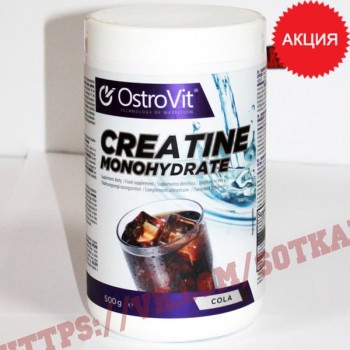 Креатин моногидрат: Ostrovit Creatine + Taurine || 500g+Wit B6