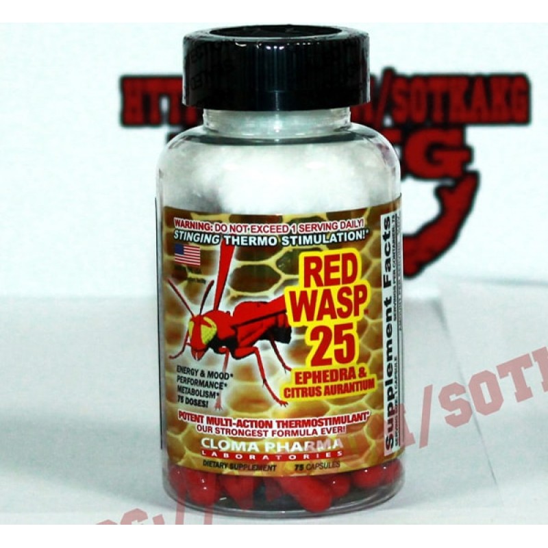 Жиросжигатель: Cloma Pharma Red Wasp || 75 caps