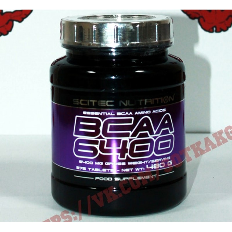 BCAA: Scitec Nutrition BCAA 6400 || 375 таб