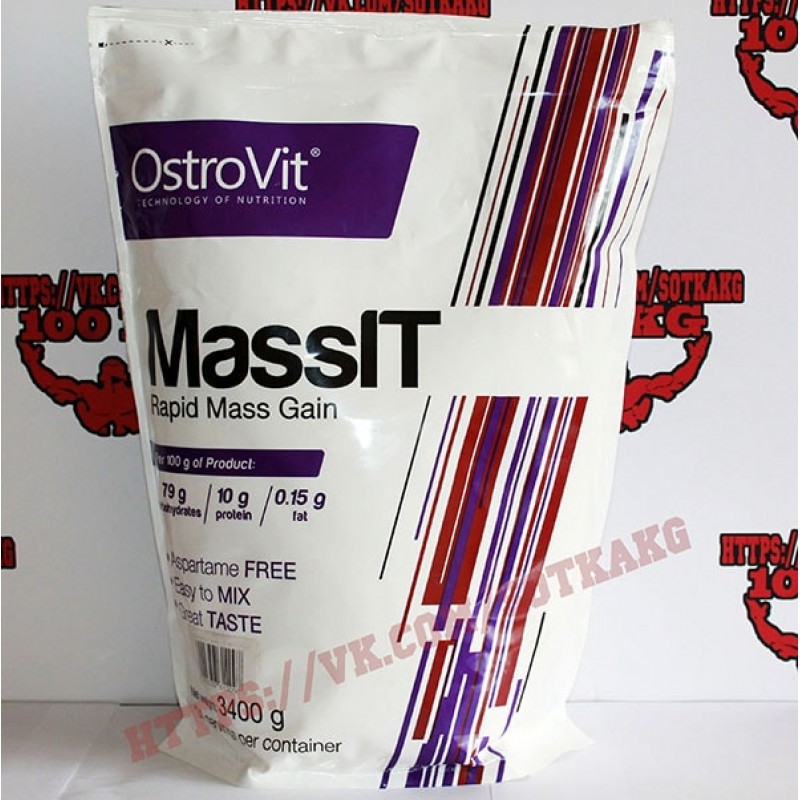 Гейнер: OstroVit - Mass It || 3.4kg