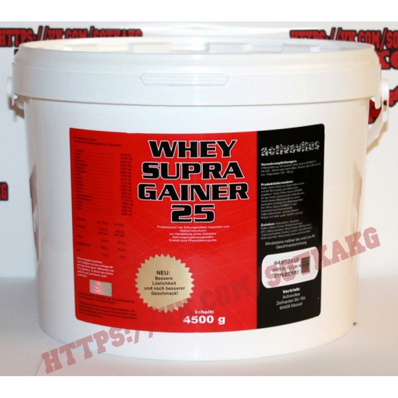 Высокобелковый гейнер: Activevites Whey Supra Gainer || 4.5kg